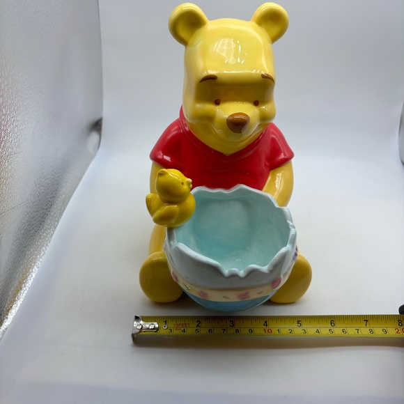 Disney Winnie the Pooh and Friends Pooh Easter Egg Ceramic Candy Bowl - Picture 13 of 16